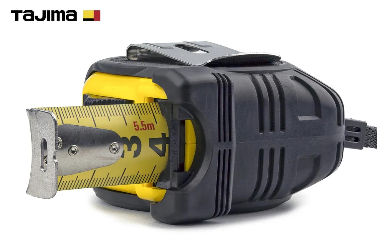 Рулетка строительная 5,5м х 25мм TAJIMA (Япония) G LOCK GL25-55 ударопрочная - 131953