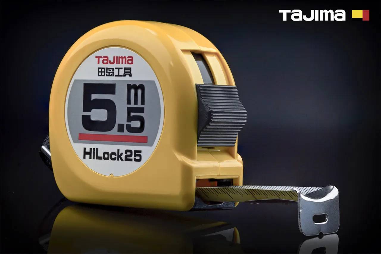 Рулетка будівельна 5,5м х 25мм TAJIMA (Японія) HI LOCK L25-55 - 131967