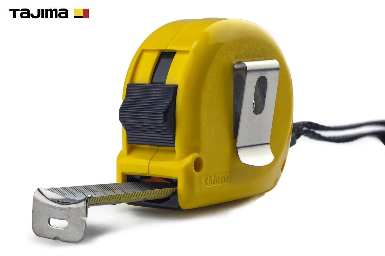 Рулетка строительная 5м х 25мм TAJIMA (Япония) GOATU HI LOCK усиленная лента - 132000