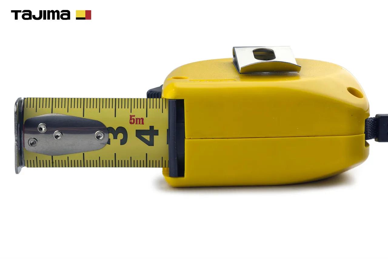 Рулетка строительная 5м х 25мм TAJIMA (Япония) GOATU HI LOCK усиленная лента - 132001