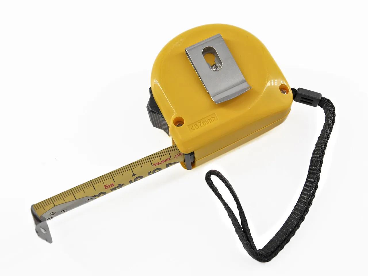 Рулетка строительная 5м х 25мм TAJIMA (Япония) GOATU HI LOCK усиленная лента - 132004
