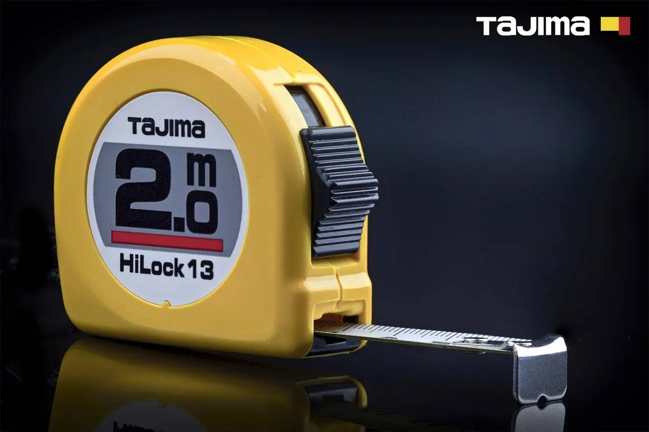 Рулетка будівельна 2м х 13мм TAJIMA (Японія) HI LOCK L13-20 - 132007