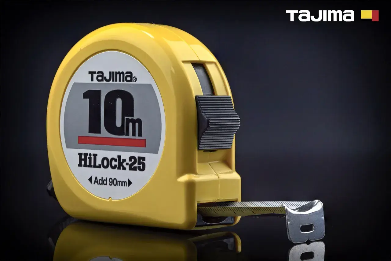 Рулетка будівельна 10м х 25мм TAJIMA (Японія) HI LOCK L25-100 - 132026
