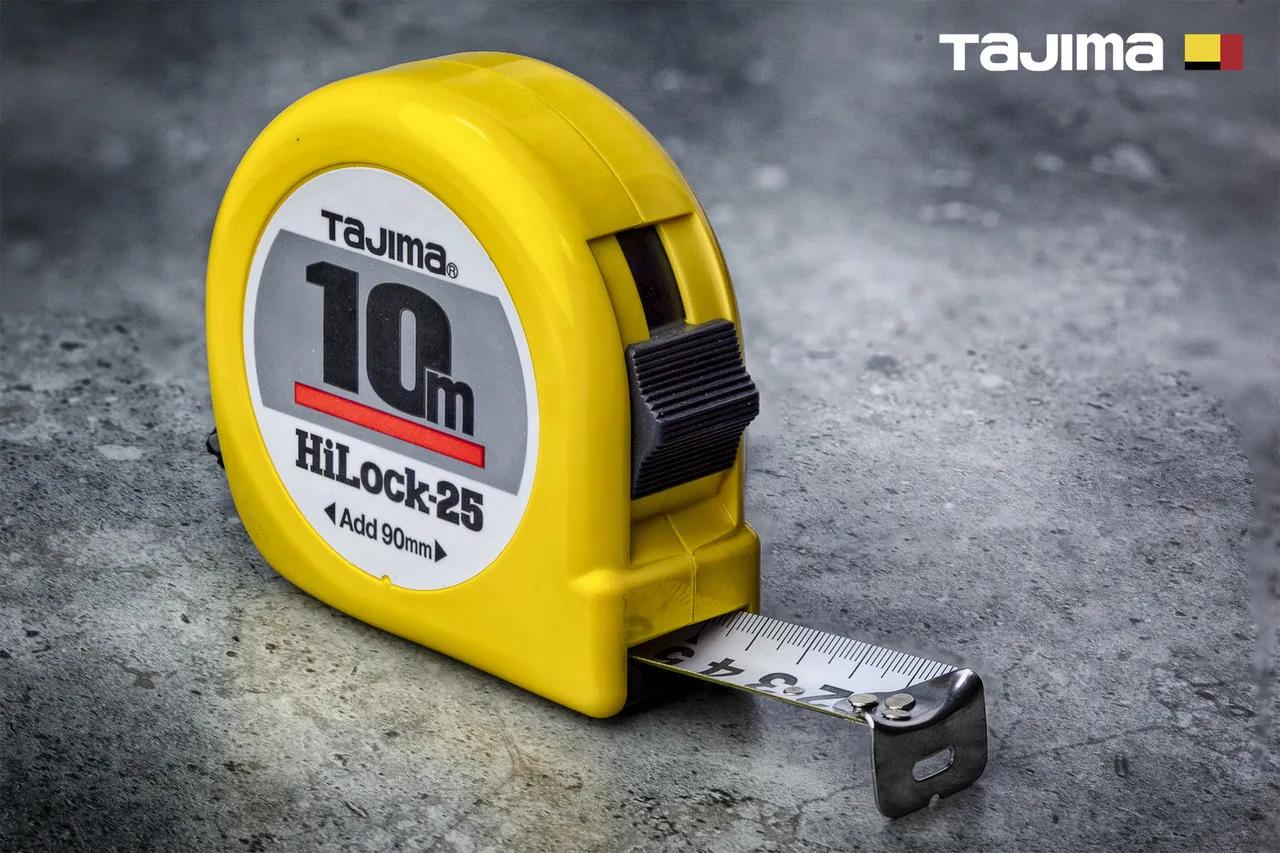 Рулетка будівельна 10м х 25мм TAJIMA (Японія) HI LOCK L25-100 - 132027