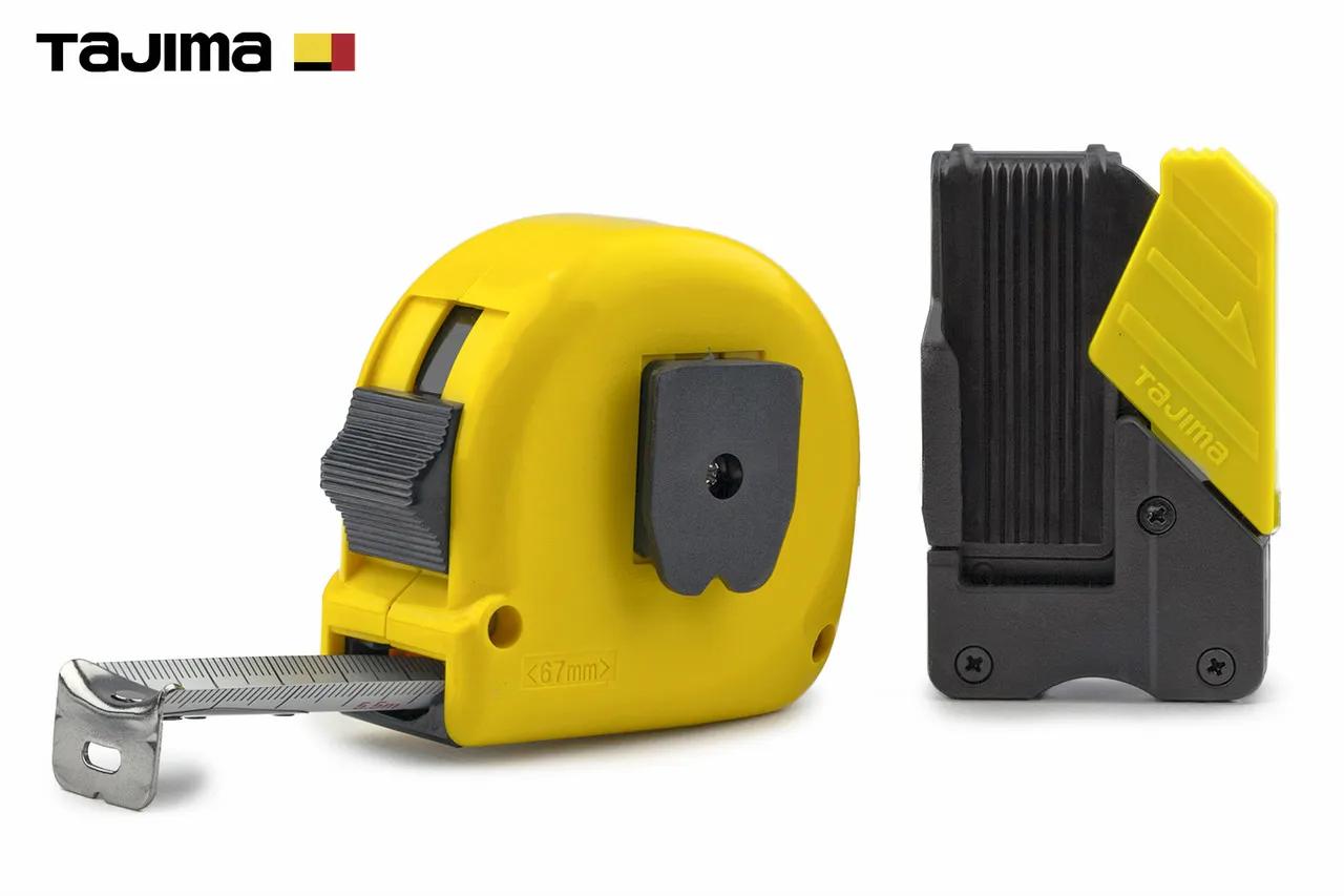 Рулетка будівельна 5,5м х 25мм TAJIMA (Японія) HI LOCK з тримачем на ремінь - 132042