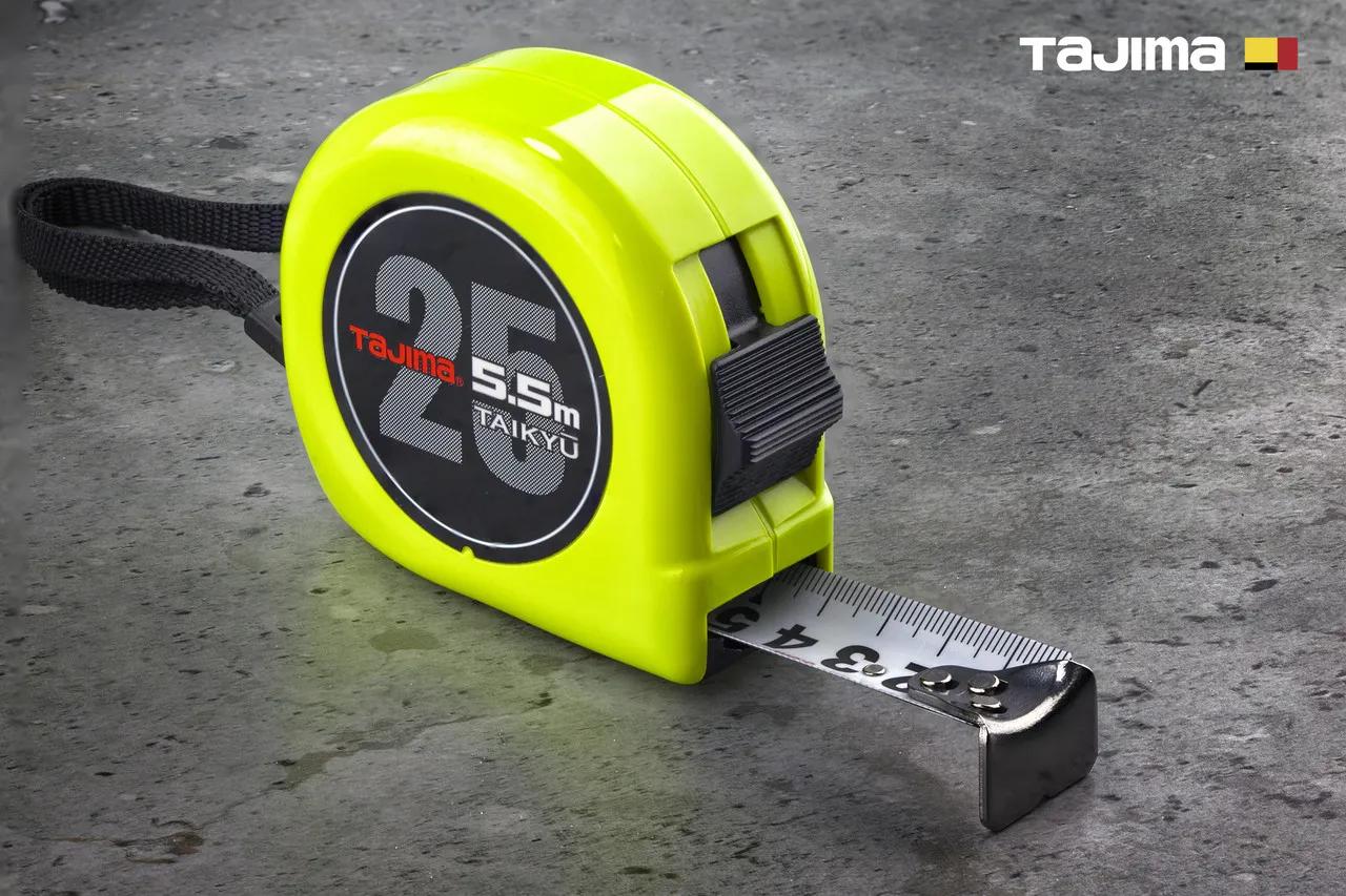 Рулетка будівельна 5,5м х 25мм TAJIMA (Японія) SUPER водостійка ультра зносостійка - 132057