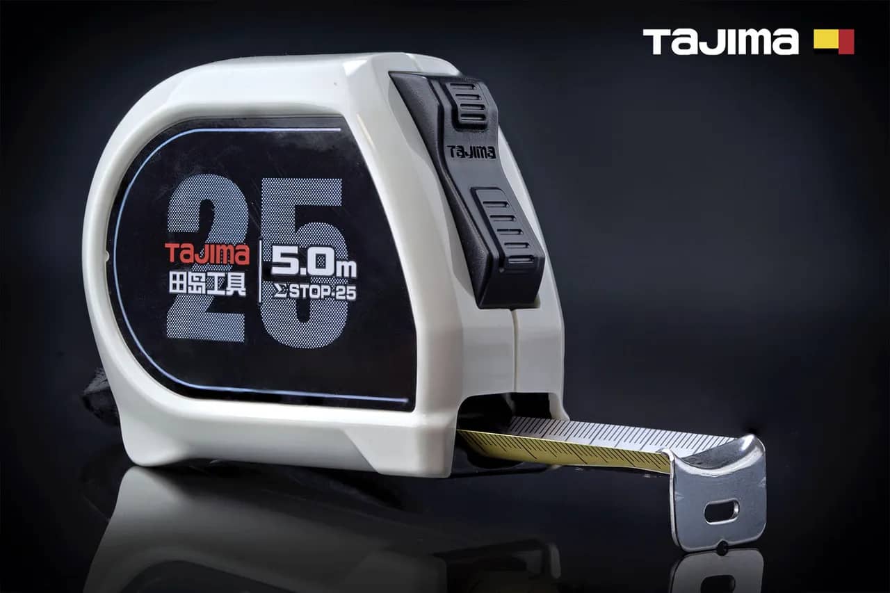 Рулетка строительная 5м х 25мм TAJIMA (Япония) SIGMA автостоп усиленная лента - 132125