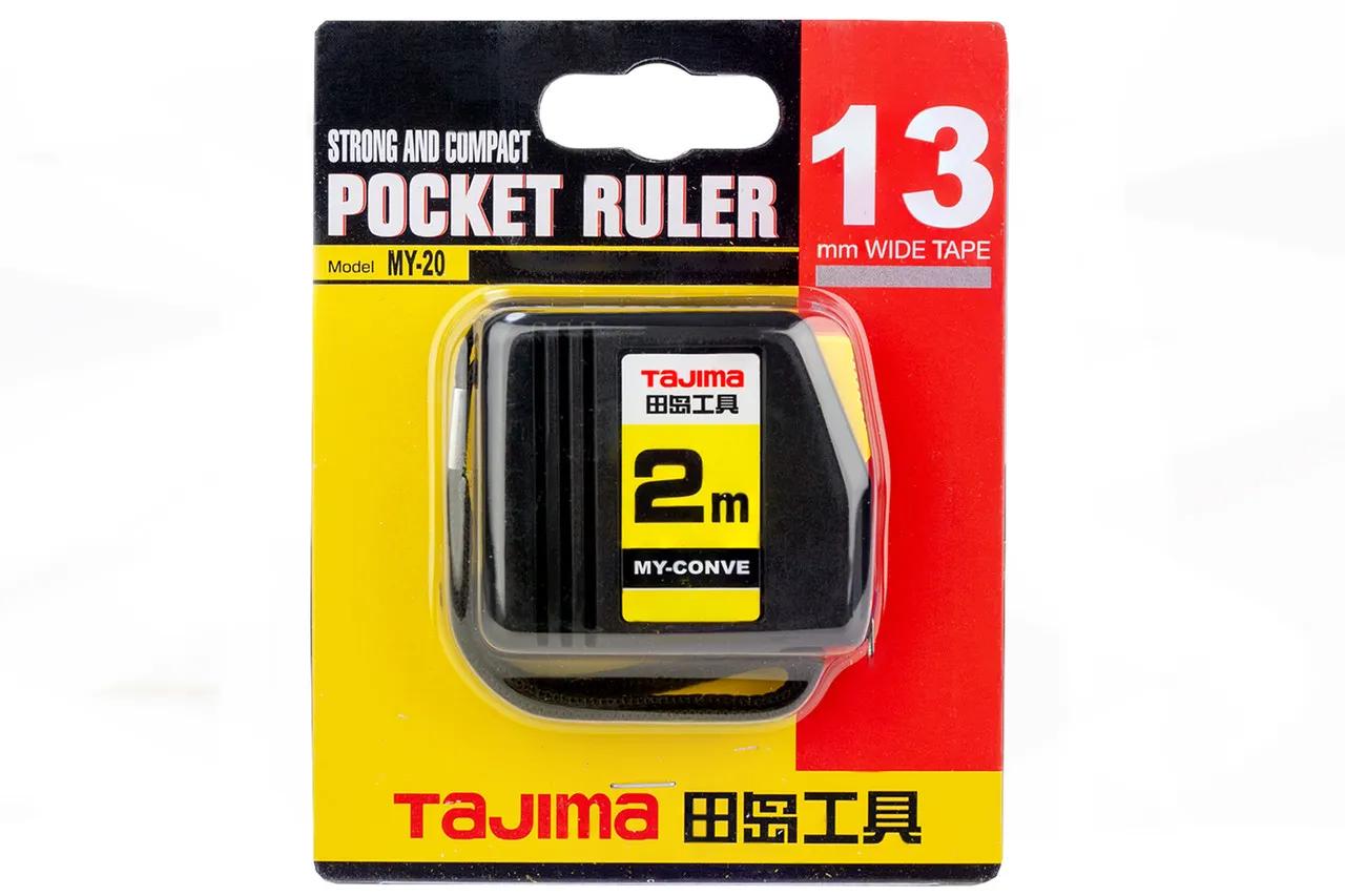 Рулетка будівельна 2м х 13мм TAJIMA (Японія) MY-CONVE MY-20 - 132167