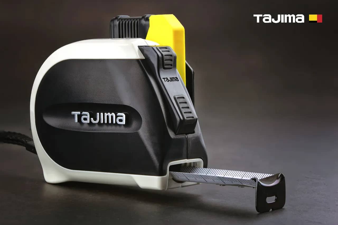 Рулетка строительная 5,5м х 25мм TAJIMA (Япония) SIGMA автостоп усиленная лента с держателем на пояс - 132182