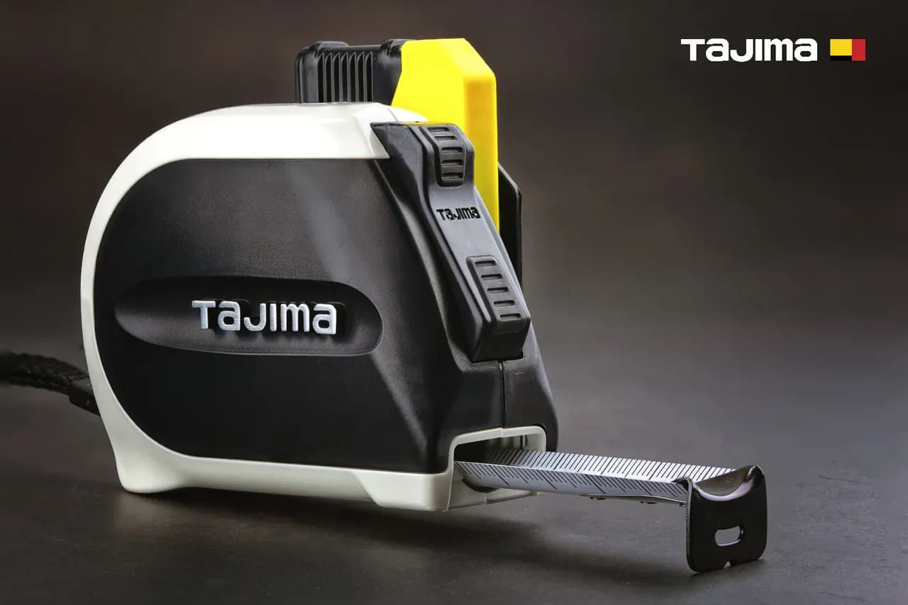 Рулетка строительная 5,5м х 25мм TAJIMA (Япония) SIGMA автостоп усиленная лента с держателем на пояс - 157590497