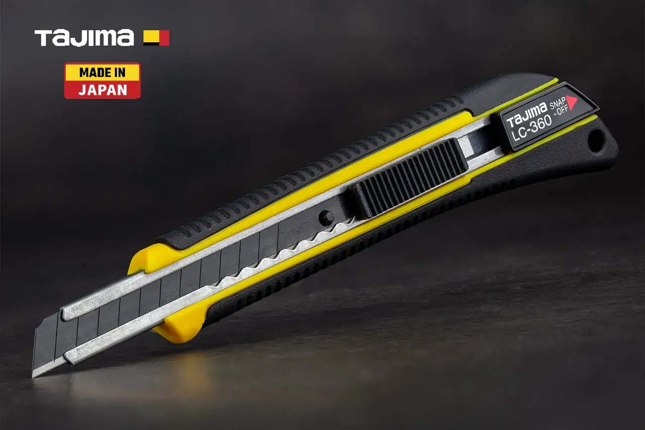 Ніж будівельний 9 мм TAJIMA (Японія) LC360B автоматичний фіксатор GRI 360 - 134716