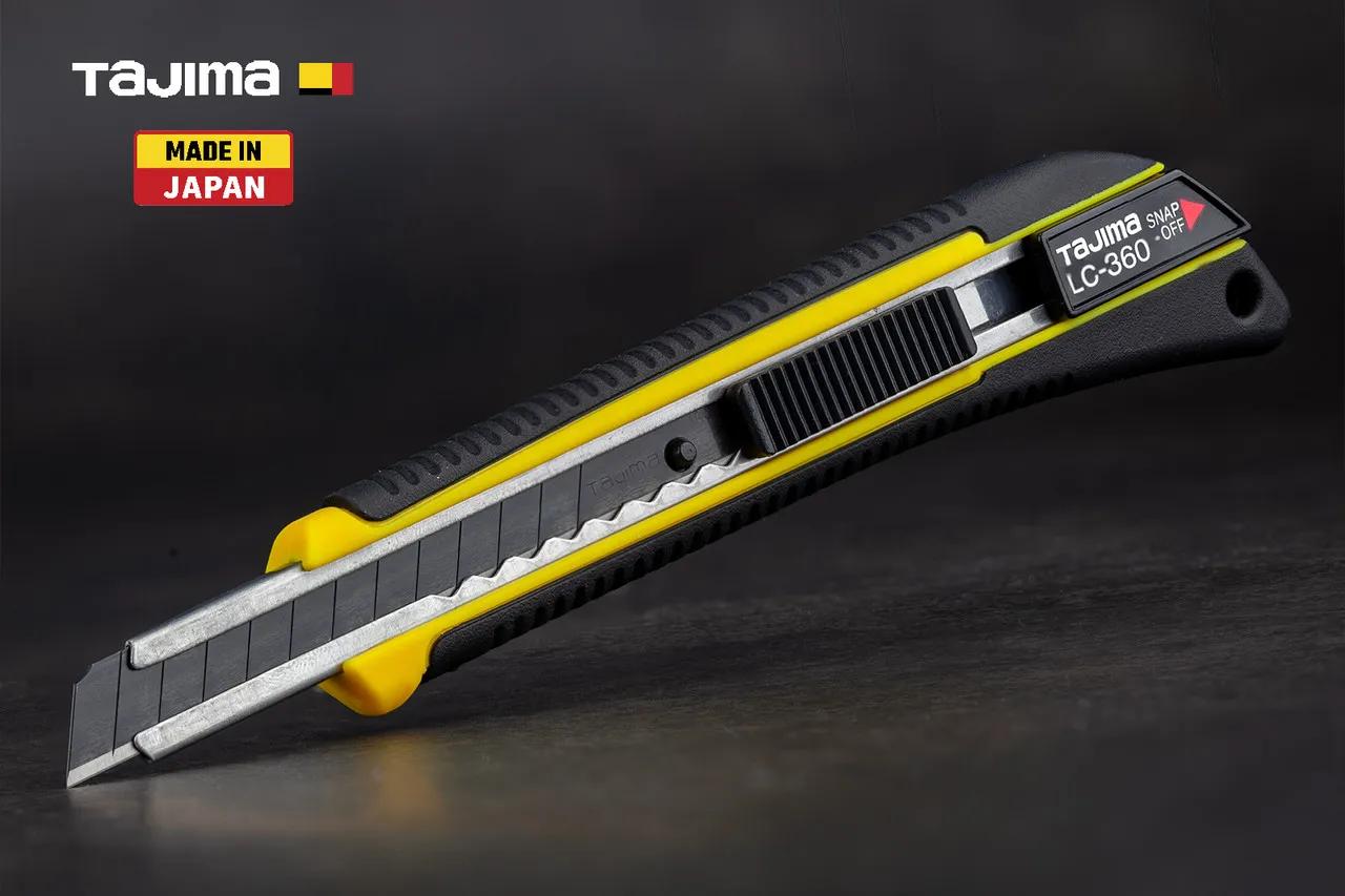 Ніж будівельний 9 мм TAJIMA (Японія) LC360B автоматичний фіксатор GRI 360 - 134716