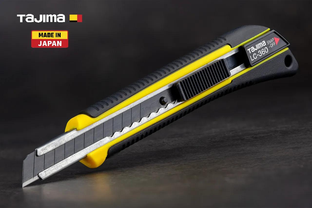 Ніж будівельний 9 мм TAJIMA (Японія) LC360B автоматичний фіксатор GRI 360 - 134717