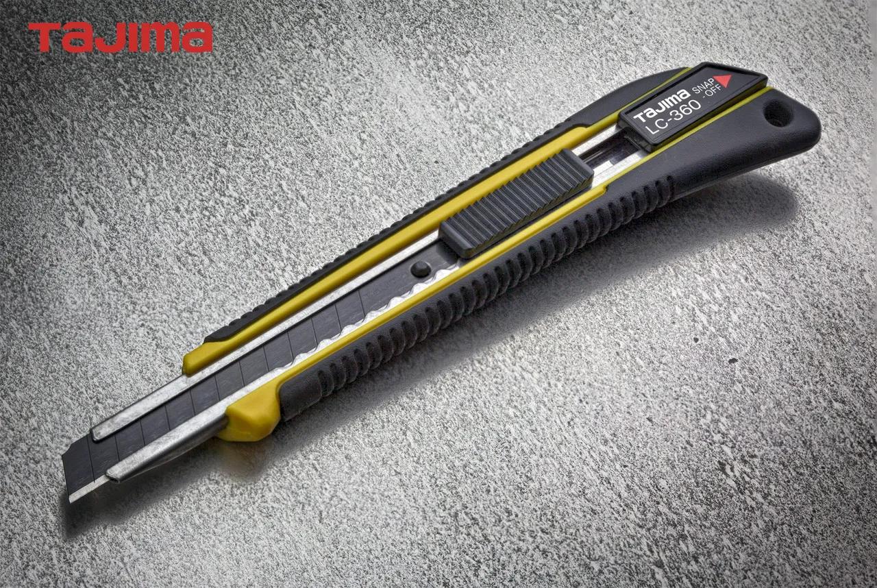 Ніж будівельний 9 мм TAJIMA (Японія) LC360B автоматичний фіксатор GRI 360 - 134724
