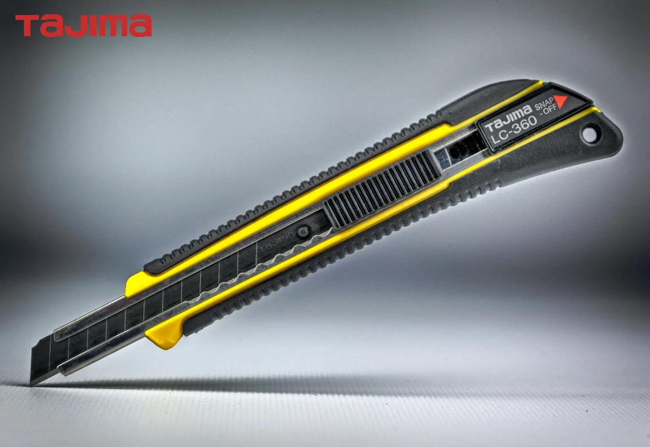 Ніж будівельний 9 мм TAJIMA (Японія) LC360B автоматичний фіксатор GRI 360 - 134725