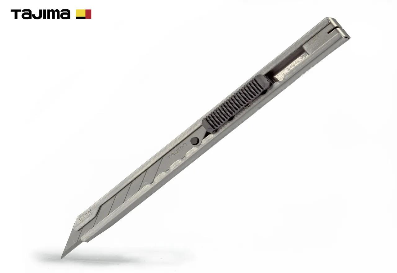 Нож строительный 9 мм TAJIMA (Япония) LC390B угол 30° автоматический фиксатор - 134733