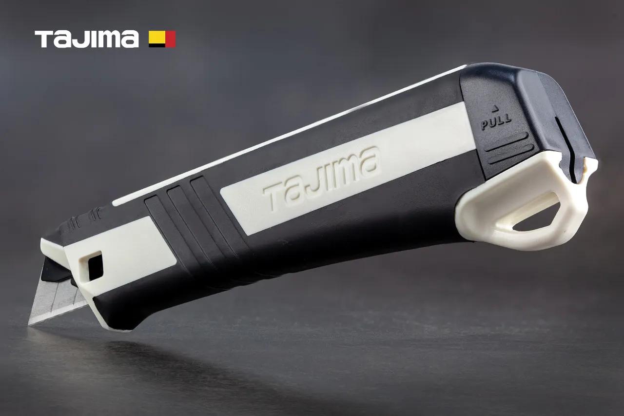 Ніж канцелярський 18 мм TAJIMA (Японія) DKC-L590W ізольований верхній автоматичний фіксатор - 134736