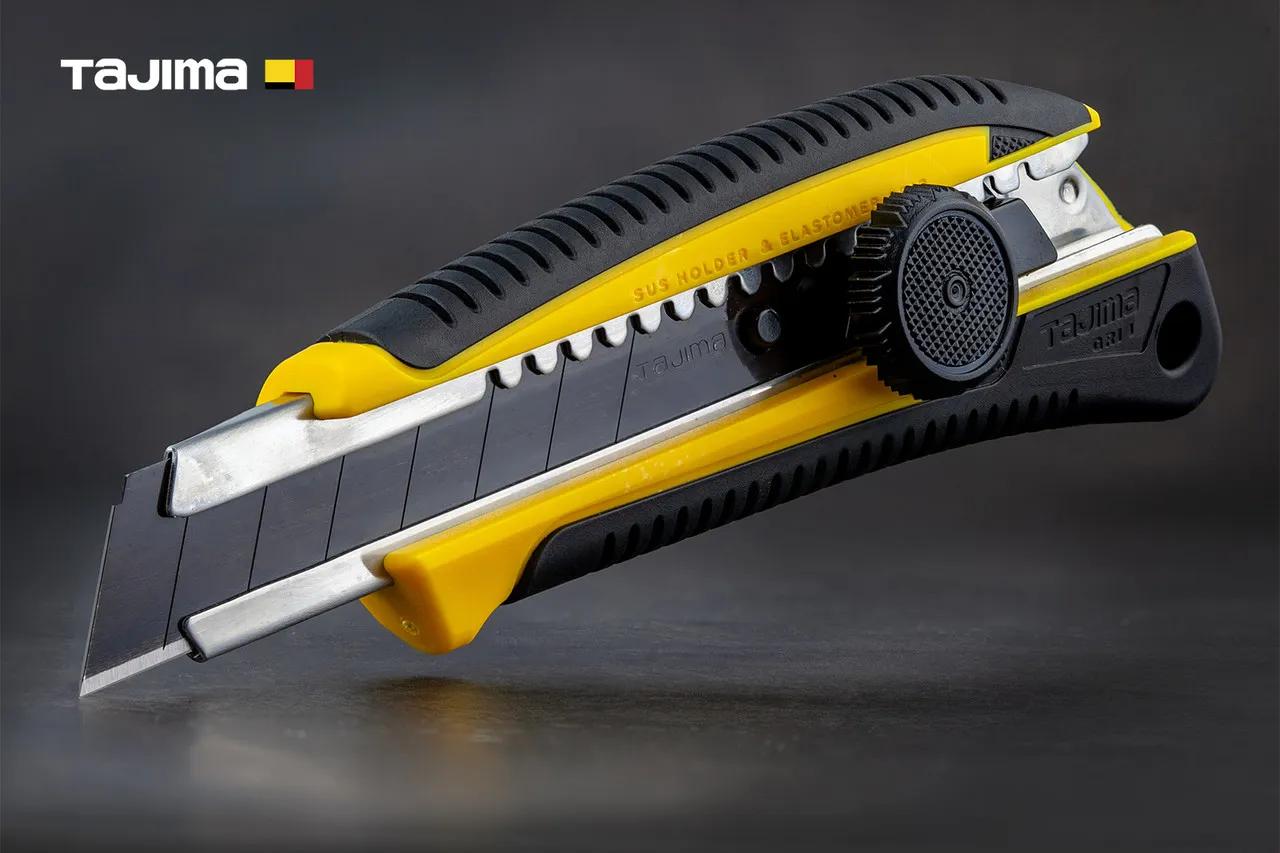 Ніж канцелярський 18 мм TAJIMA (Японія) LC561B гвинтовий фіксатор - 134777
