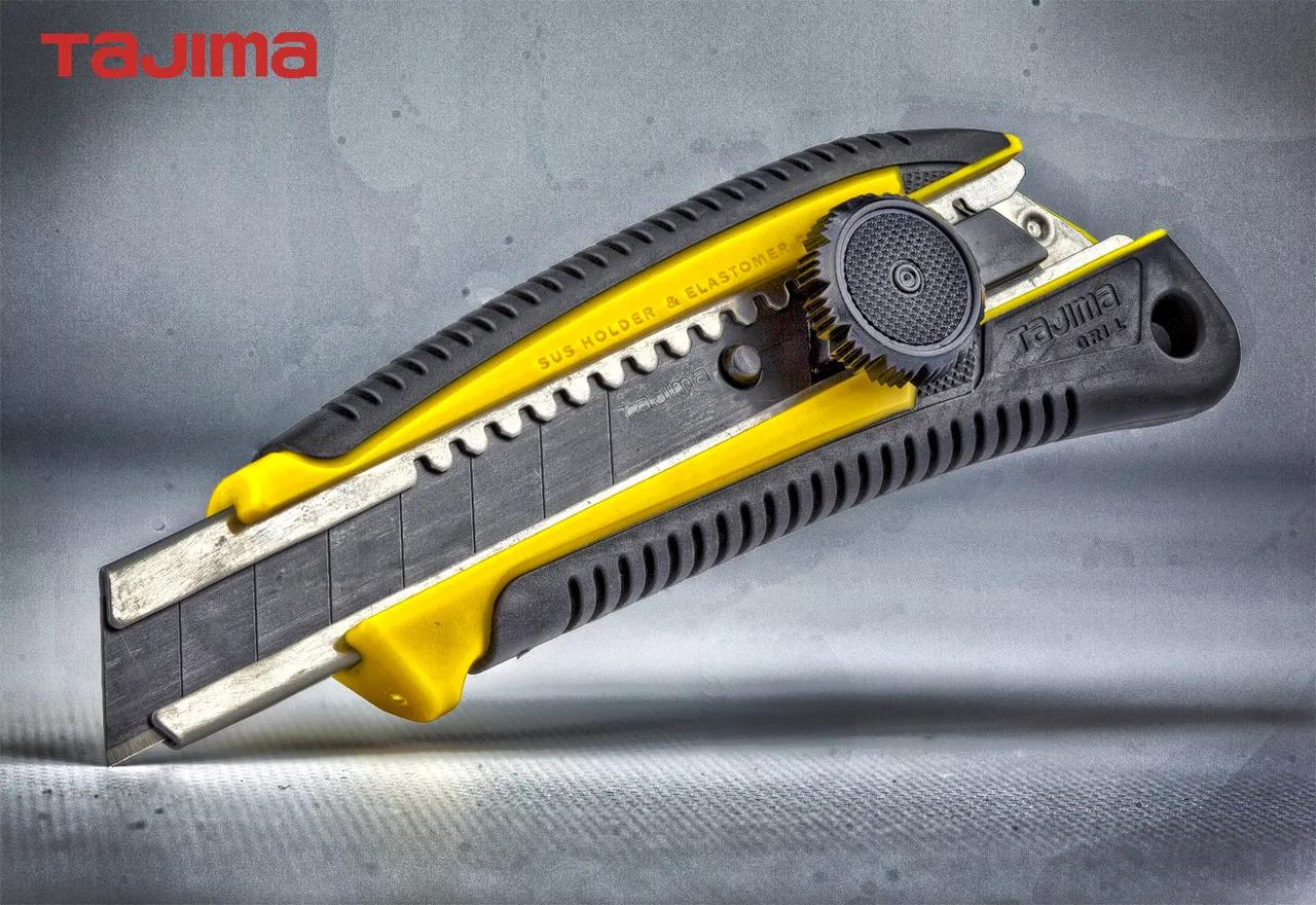 Ніж канцелярський 18 мм TAJIMA (Японія) LC561B гвинтовий фіксатор - 134779