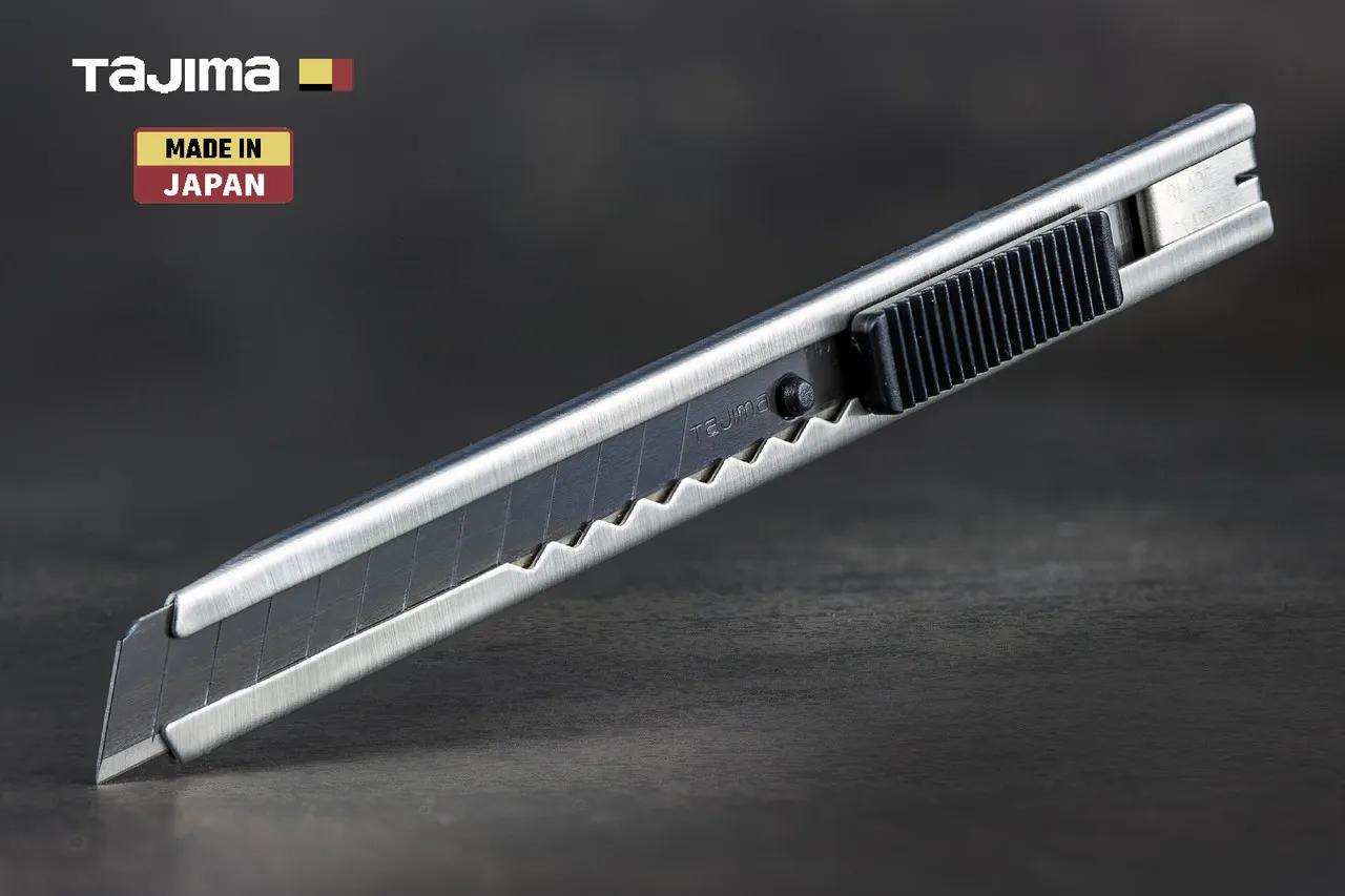 Нож строительный 9 мм TAJIMA (Япония) LC301B автоматический фиксатор - 134843