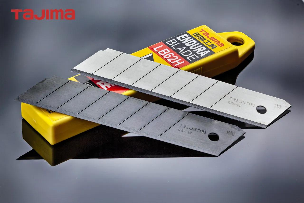 Леза для ножа 22 мм TAJIMA (Японія) LB62H сегментні 10 шт - 134876