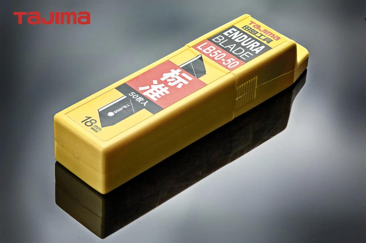 Леза для канцелярського ножа 18 мм TAJIMA (Японія) LB50-50 сегментні 50 шт - 134983