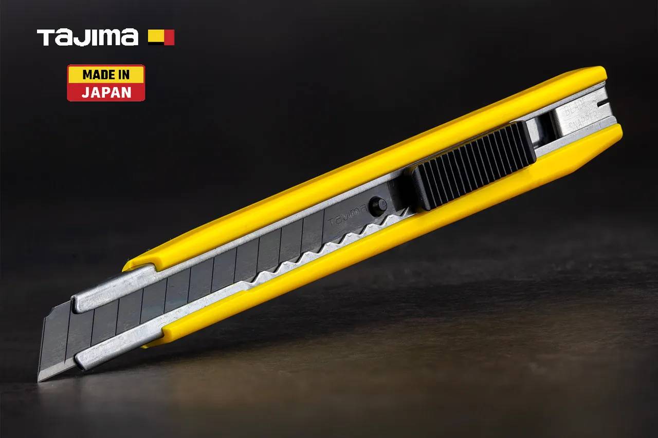 Нож строительный 9 мм TAJIMA (Япония) LC303B автоматический фиксатор - 135001