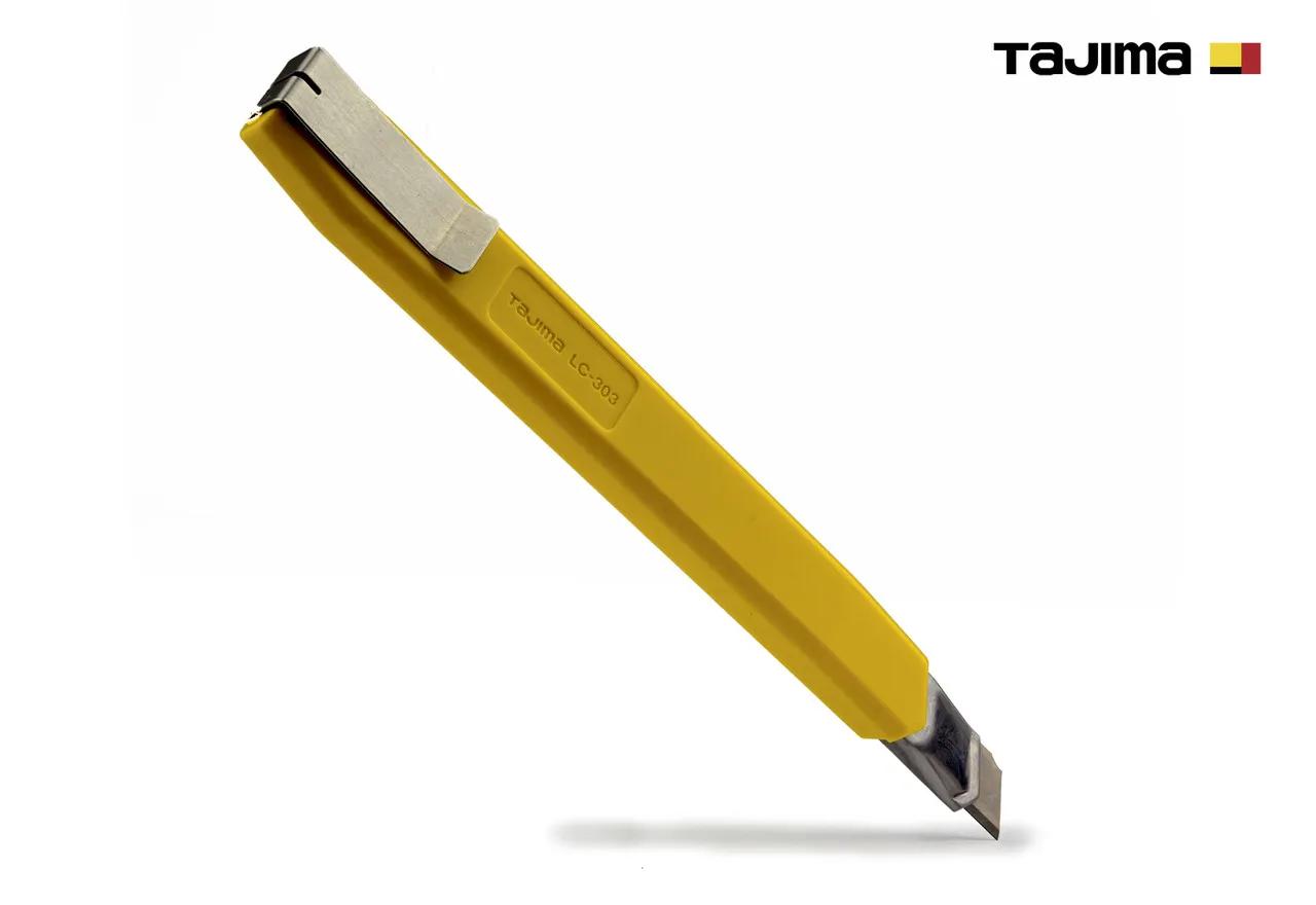 Нож строительный 9 мм TAJIMA (Япония) LC303B автоматический фиксатор - 135003