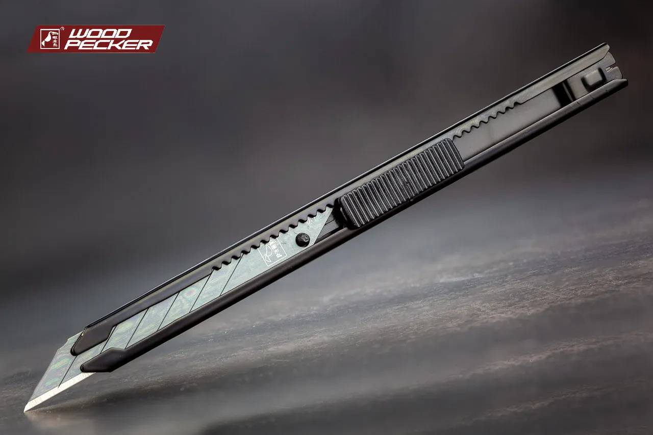 Ніж канцелярський 9мм автофіксатор Woodpecker FD-707S - 135080