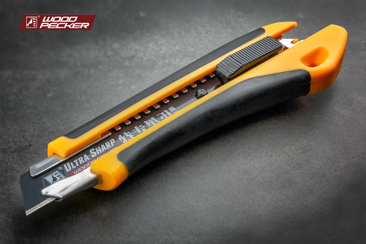 Ніж канцелярський 18мм автофіксатор Woodpecker FD-785 - 135123