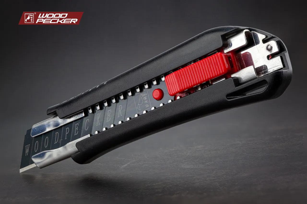 Ніж канцелярський 18мм автофіксатор Woodpecker FD-7810 - 135131