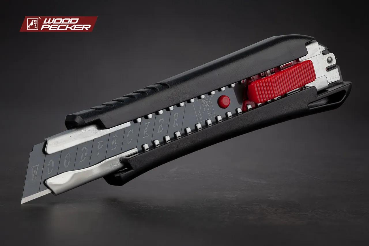 Ніж канцелярський 18мм автофіксатор Woodpecker FD-7810 - 135132