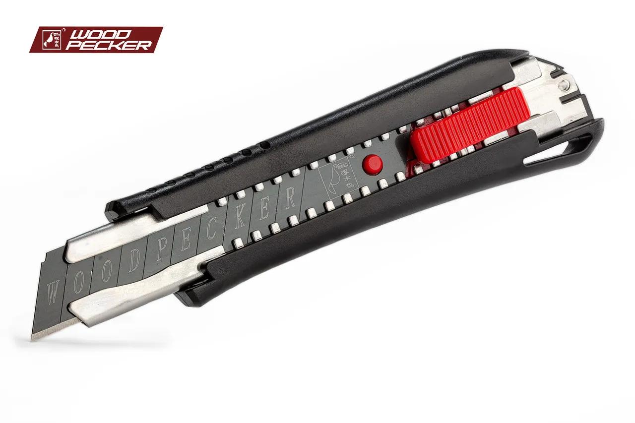 Ніж канцелярський 18мм автофіксатор Woodpecker FD-7810 - 135135