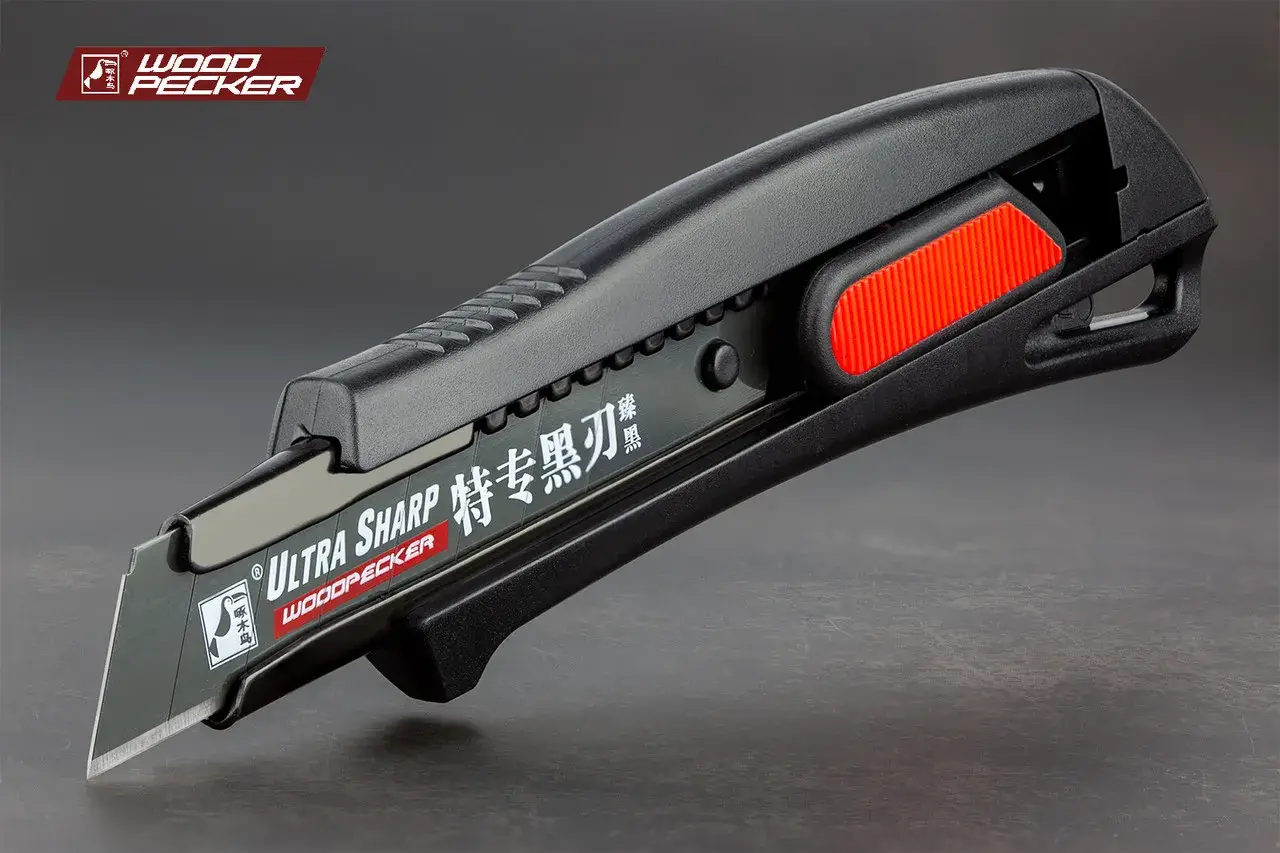Ніж канцелярський 18мм автофіксатор Woodpecker FD-7816 - 135140