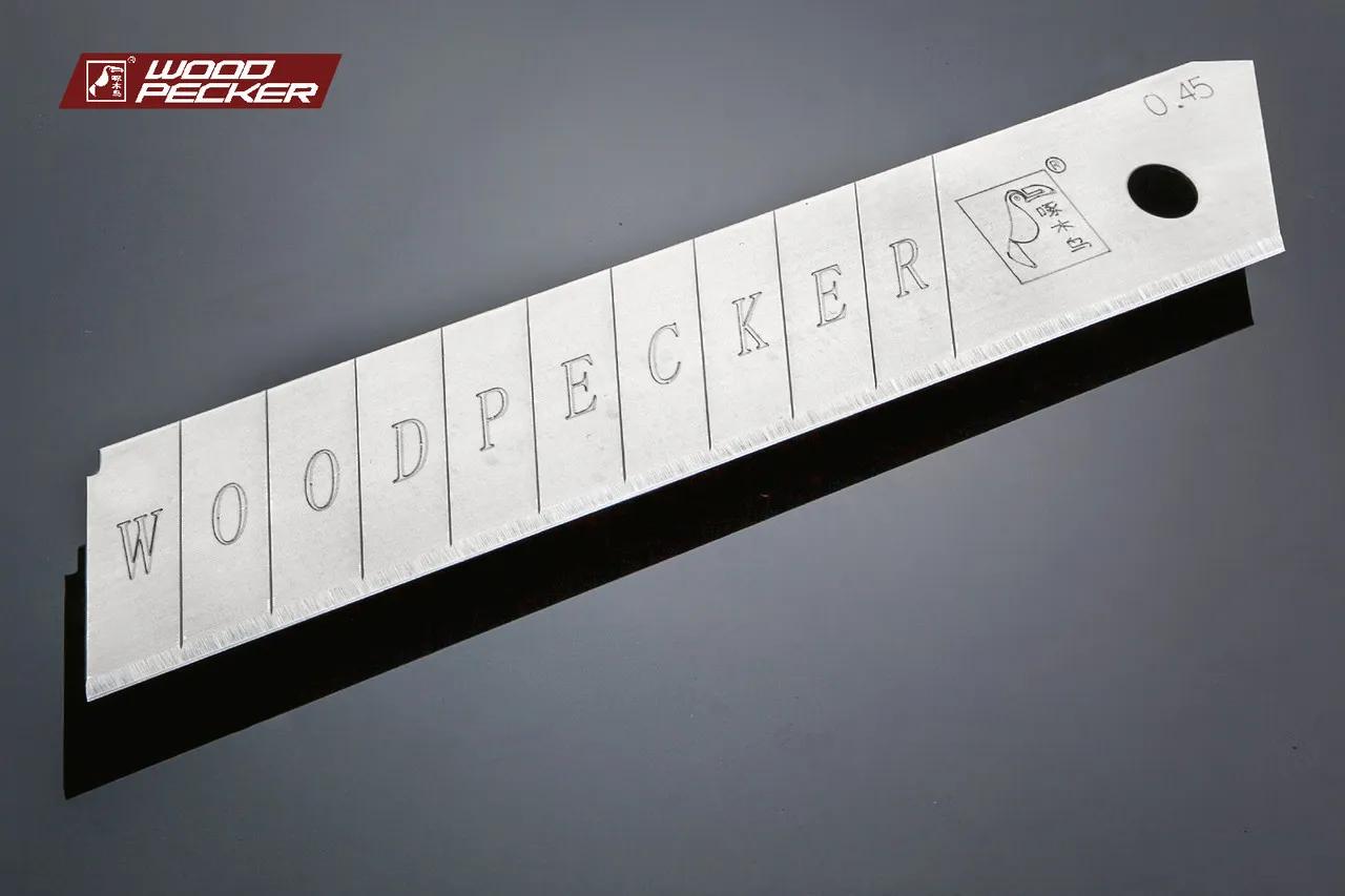 Лезвия для канцелярского ножа 18мм Woodpecker серые 10шт FD-09B - 135308