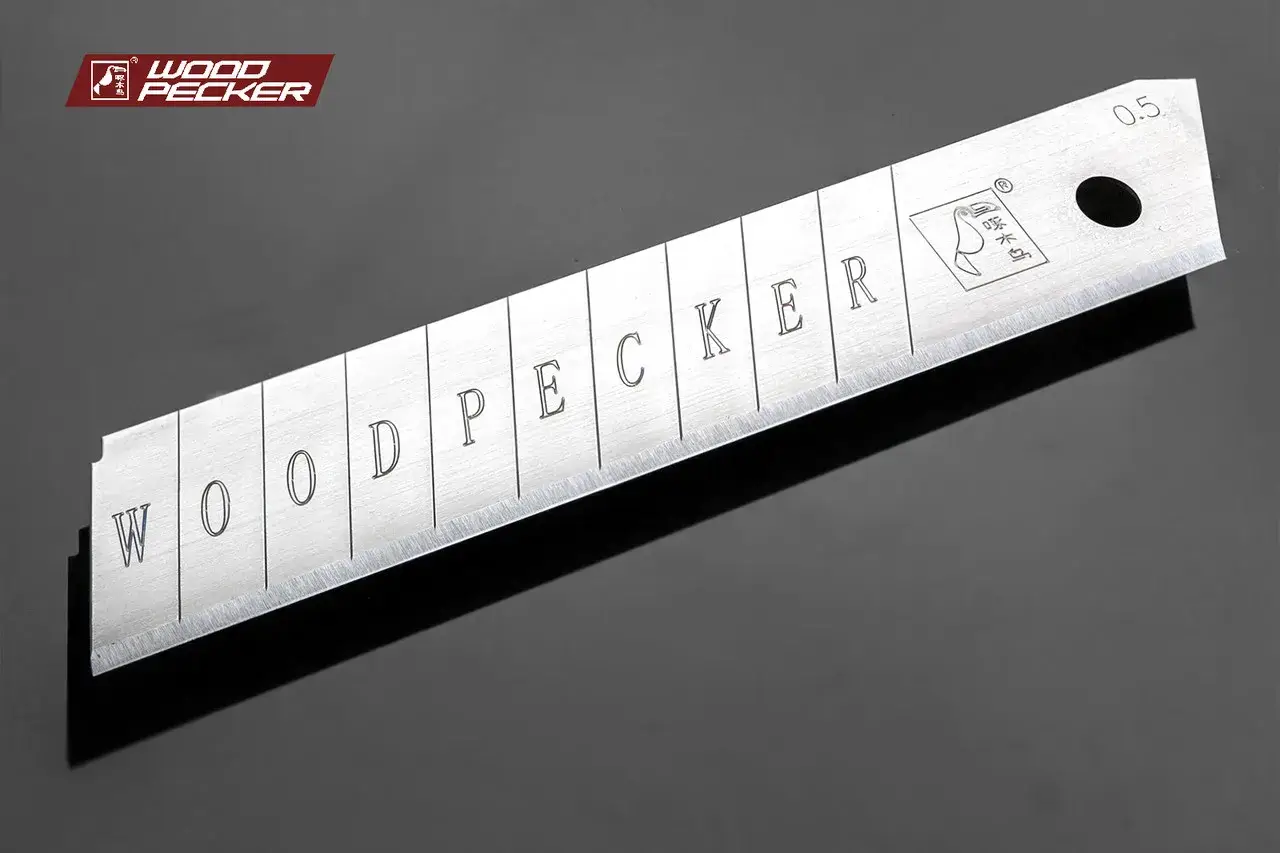 Лезвия для канцелярского ножа 18мм Woodpecker серые 50шт FD-01 - 135317
