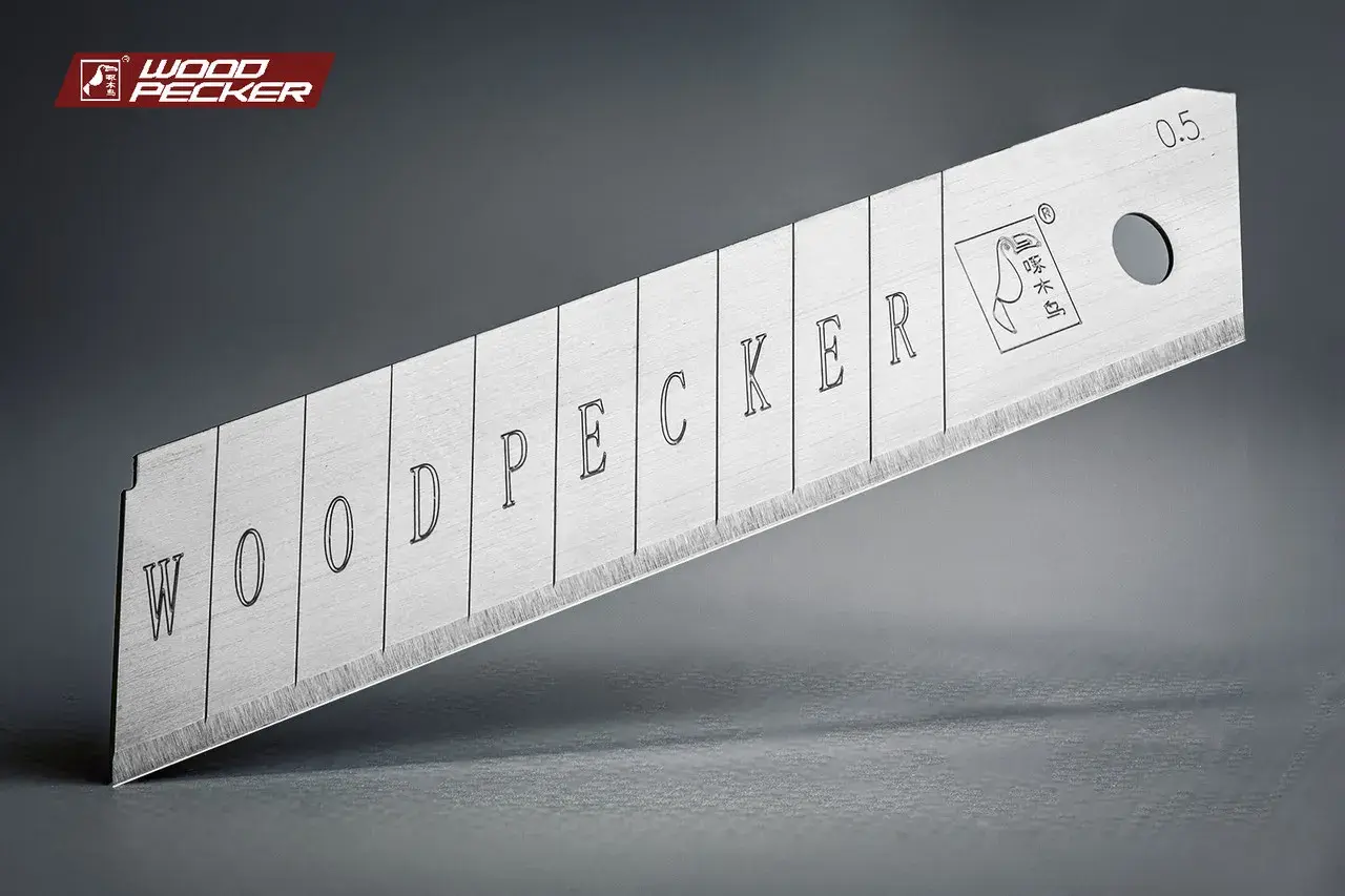 Лезвия для канцелярского ножа 18мм Woodpecker серые 50шт FD-01 - 135318