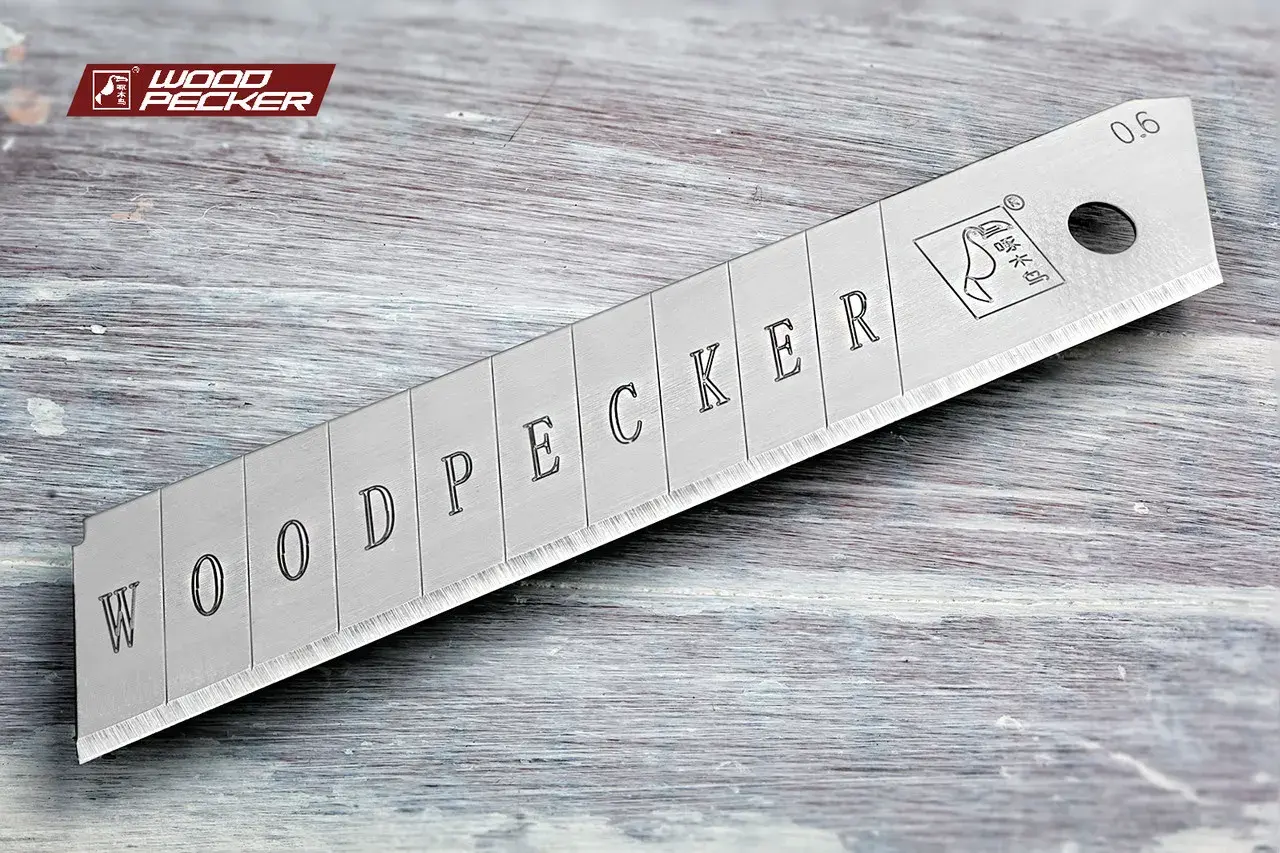 Лезвия для канцелярского ножа 18мм Woodpecker серые 50шт FD-01 - 135319