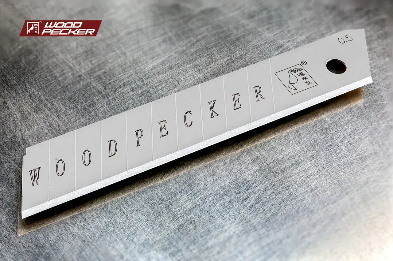 Лезвия для канцелярского ножа 18мм Woodpecker серые 50шт FD-01 - 135320
