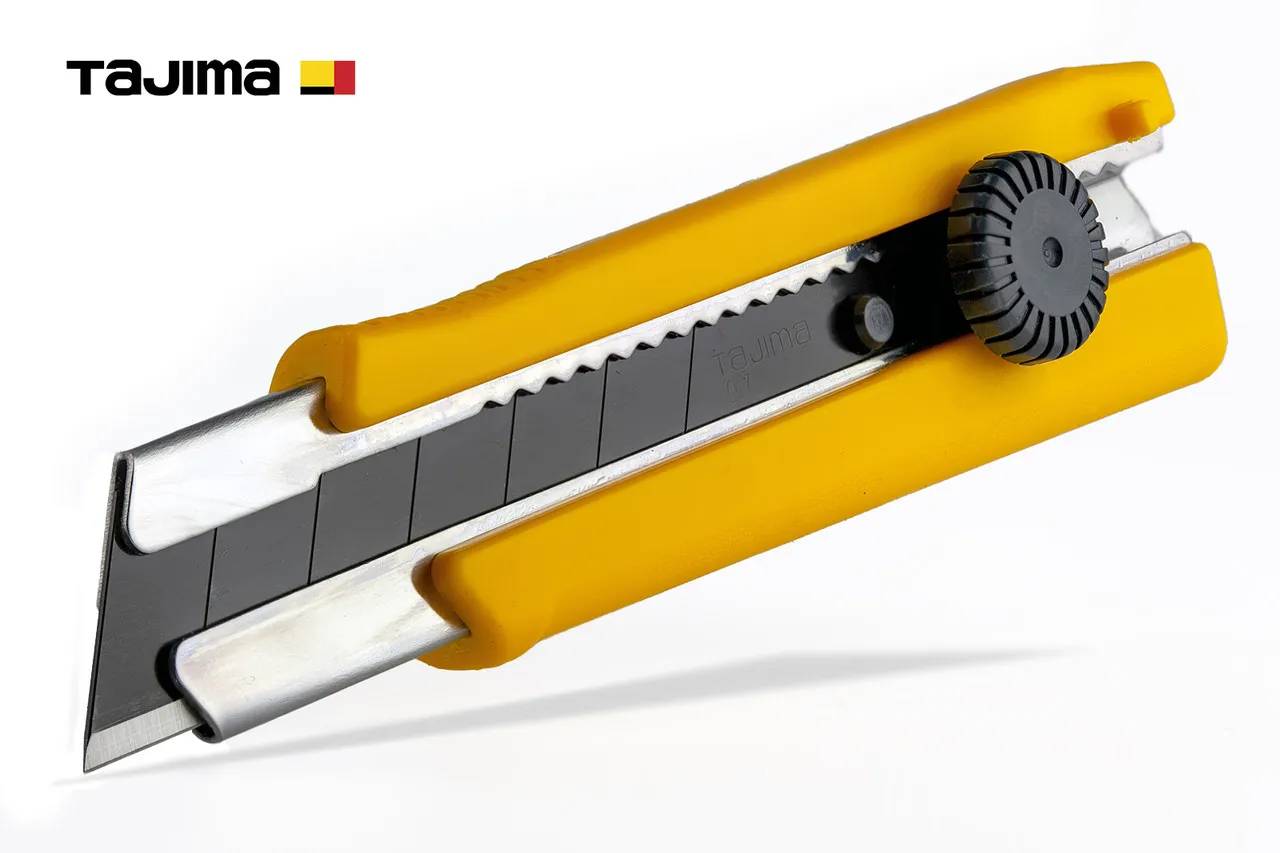 Ніж канцелярський 25 мм TAJIMA (Японія) LC650B гвинтовий фіксатор - 135430