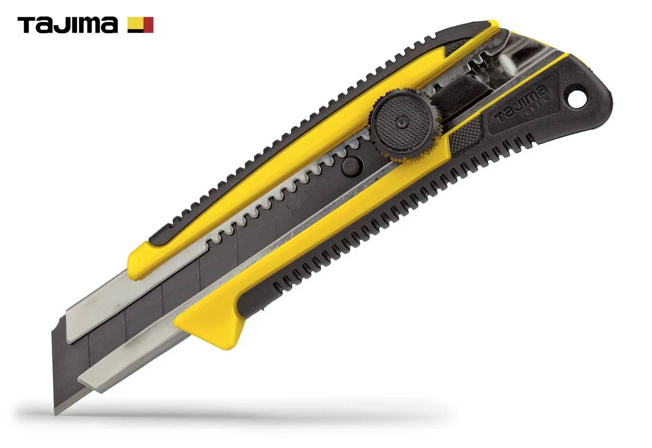 Ніж канцелярський 25 мм TAJIMA (Японія) LC661B гвинтовий фіксатор - 135451