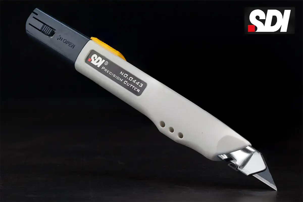 Ніж канцелярский 9 мм кут 30° автофіксатор SDI 0443C - 135552