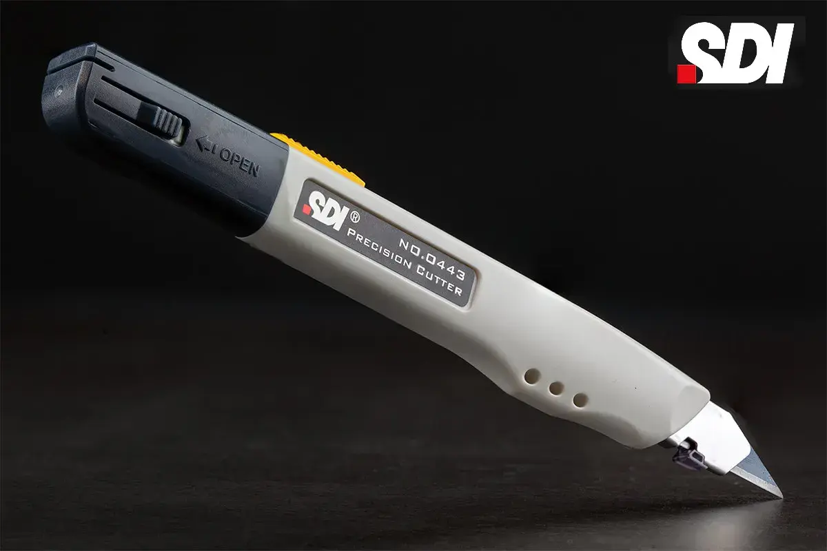 Ніж канцелярский 9 мм кут 30° автофіксатор SDI 0443C - 135553
