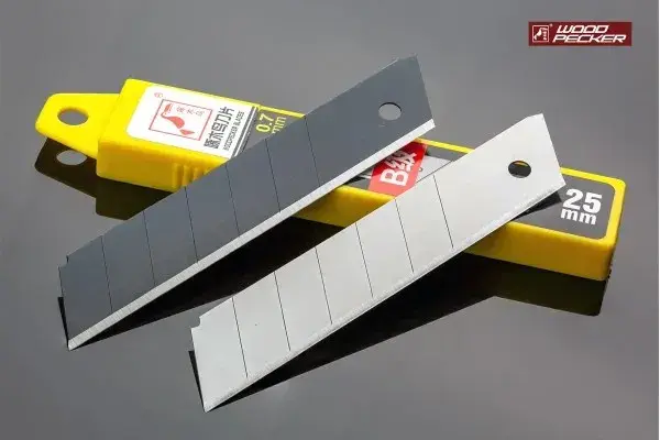 Леза для ножа 25 мм Woodpecker FD-B25 потовщені 0.7 мм 10шт - 135571