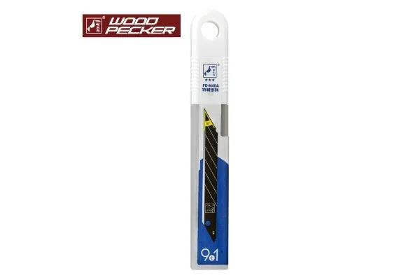 Леза для ножа 9 мм кут 30° Woodpecker сірі 10 шт FD-N40A - 135589