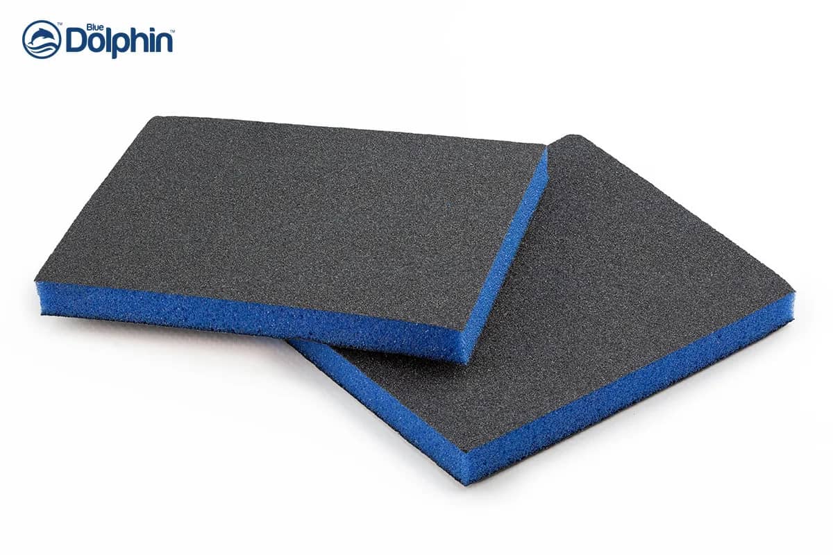 Губка шлифовальная Blue Dolphin P120 124х98х12 мм зерно 120 2 шт - 854183857