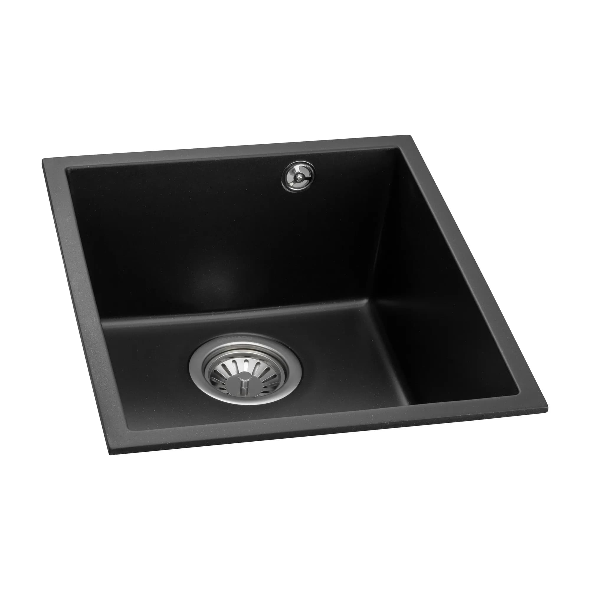 Мойка GRANADO Under top MINI black shine - 976573629