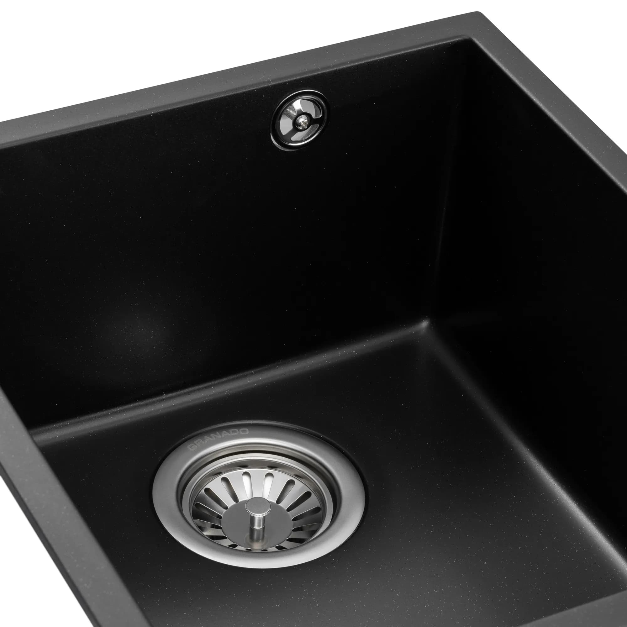 Мойка GRANADO Under top MINI black shine - 976573629