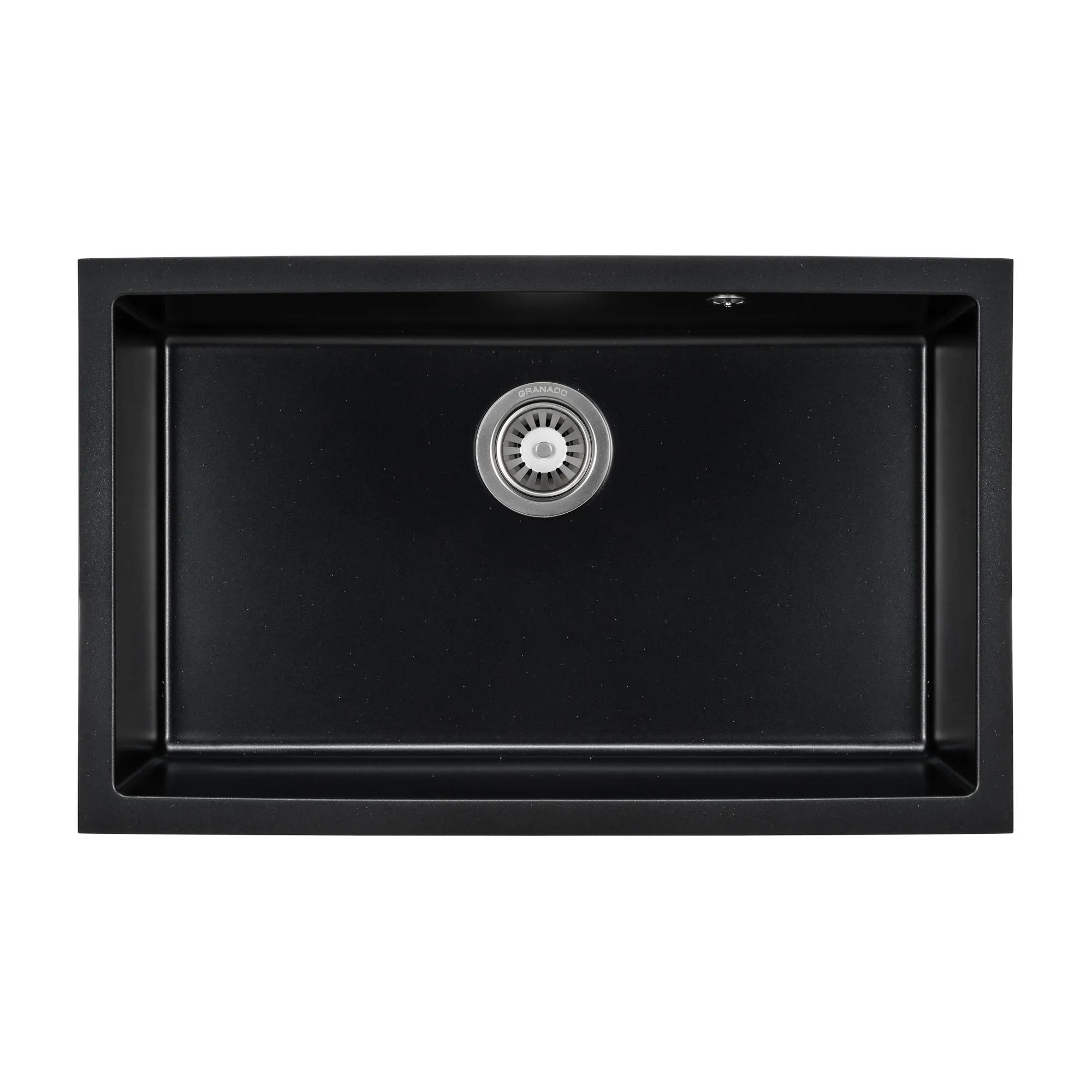 Мойка GRANADO Under top XL Black shine - 137565