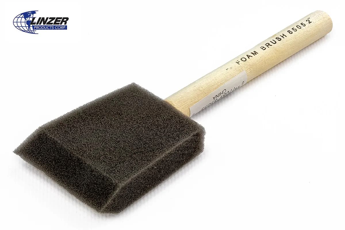 Малярський пензель з поролону Linzer Economy Foam для фарбування кутів 50 мм - 137735